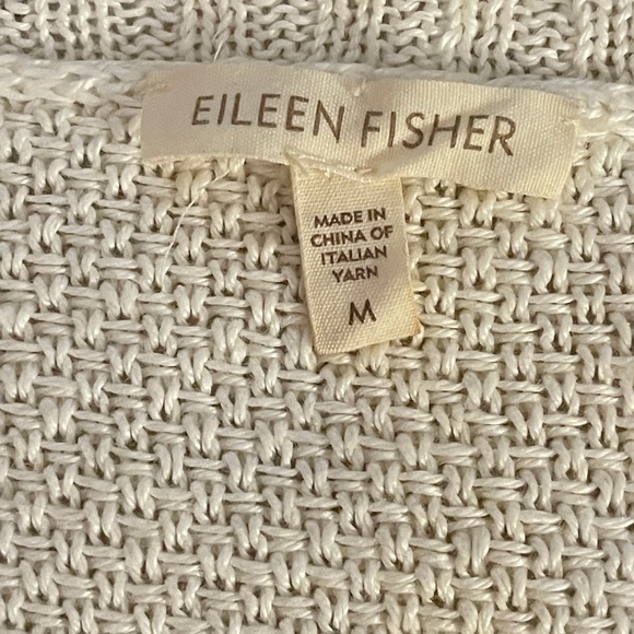 Eileen Fisher Lightweight Long Button Down Cardigan Sweater - Size: M - Picture 6 of 7